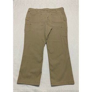 Duluth Trading Co Flex Fire Hose Carpenter Pants Men's 44x32 Beige Workwear